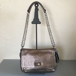 COACH - Chelsea Metallic Leather Flap